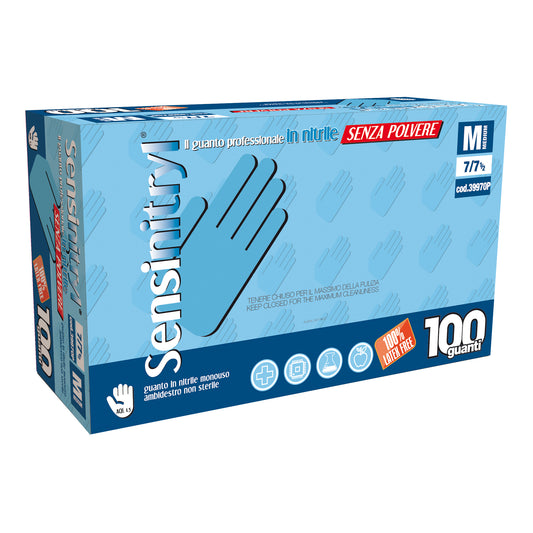GUANTI Nitrile M 100pz LPpharm