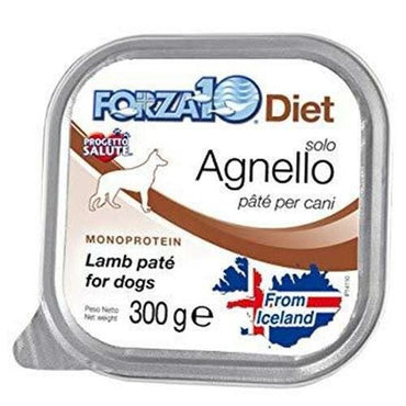 Forza10 Diet Iceland Alimento Umido Agnello Per Cani Vaschetta 300g