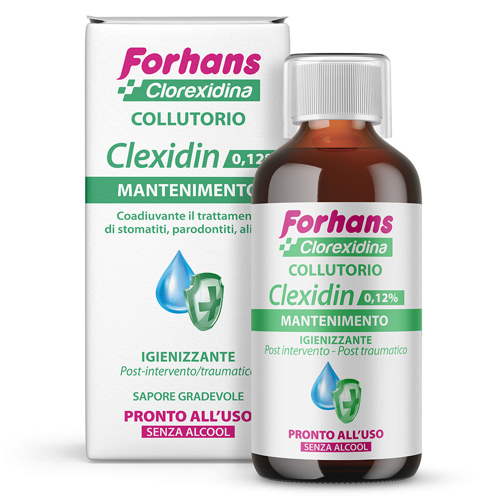 FORHANS CLEXIDIN 0,12% COLLUTORIO SENZA ALCOOL
