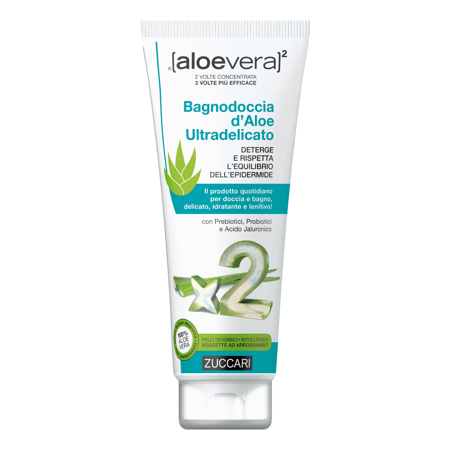 ALOEVERA2 BAGNODOCCIA D'ALOE ULTRADELICATO 250ML