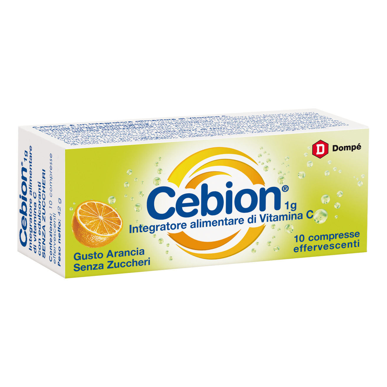 CEBION EFFERVESCENTE VITAMINA C SENZA ZUCCHERO 10COMPRESSE