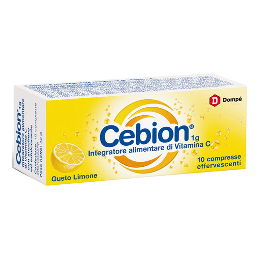 CEBION EFFERVESCENTE VITAMINA C LIMONE 10COMPRESSE