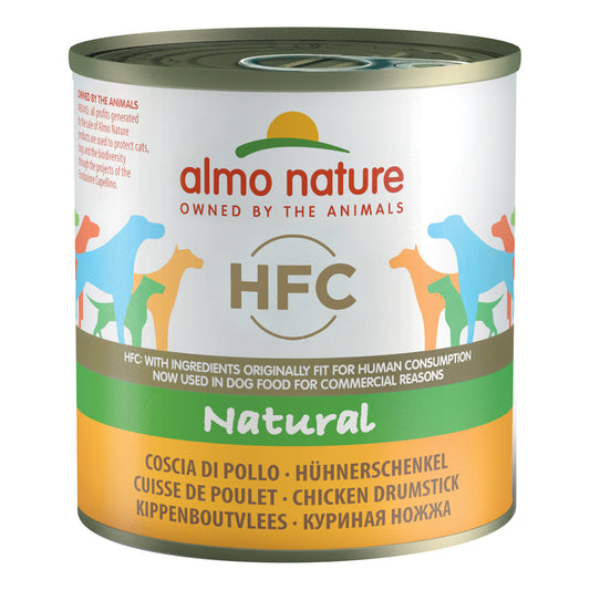 Almo Nature Cibo Umido Coscia Di Pollo Per Cani Adulti Scatoletta 280g
