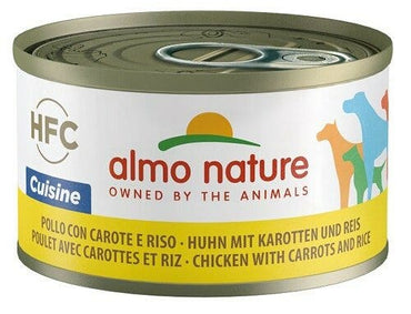 Almo Nature Cuisine Cibo Umido Pollo Con Carote E Riso Per Cani Adulti Scatoletta 95g