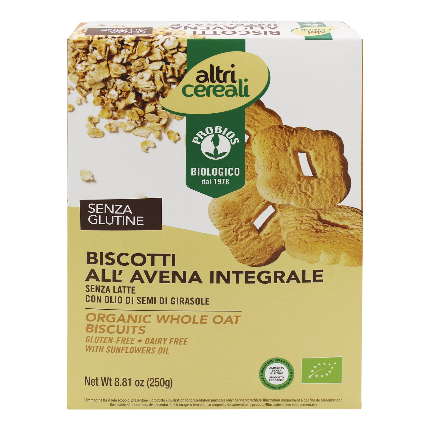 ALTRICEREALI Biscotti Avena 250g