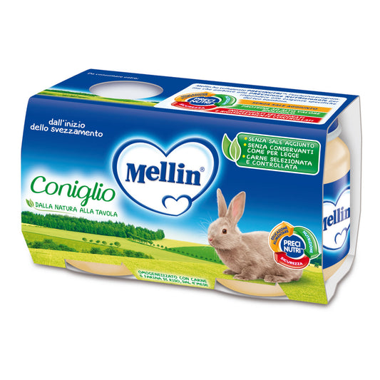 MELLIN Omog.Coniglio 2x120g