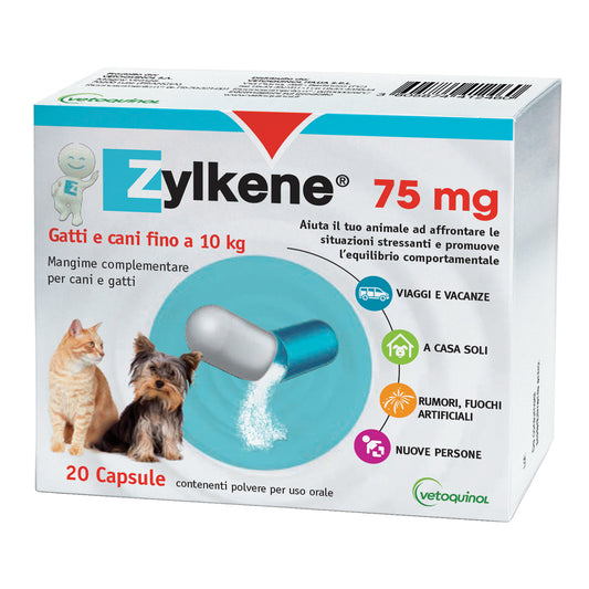 ZYLKENE 20CPS 75MG VET