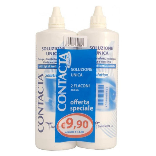 CONTACTA SOLUZIONE UNICA PACCO DOPPIO 2X360ML