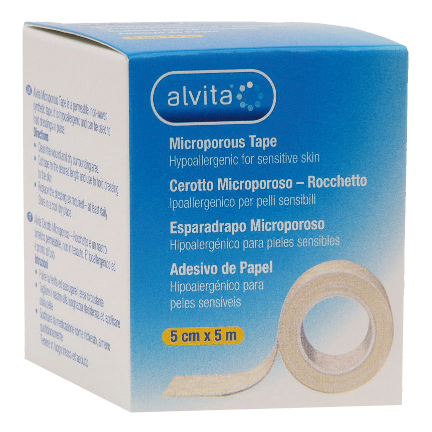 Alvita Cerotto Microporoso Rocchetto 5cmX5m