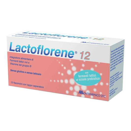 LACTOFLORENE PLUS INTEGRATORE DI FERMENTI LATTICI 12 FLACONCINI 10 ML