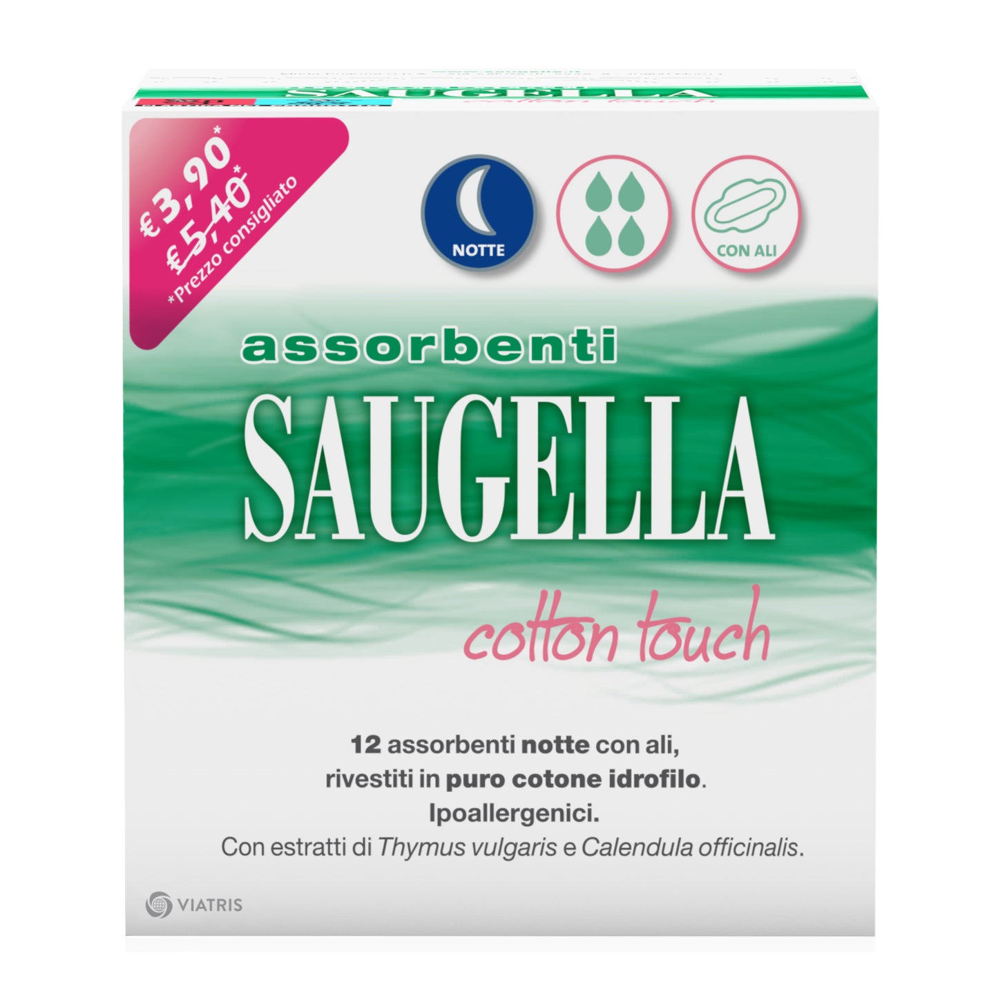 SAUGELLA ASSORBENTI NOTTE 12 PEZZI