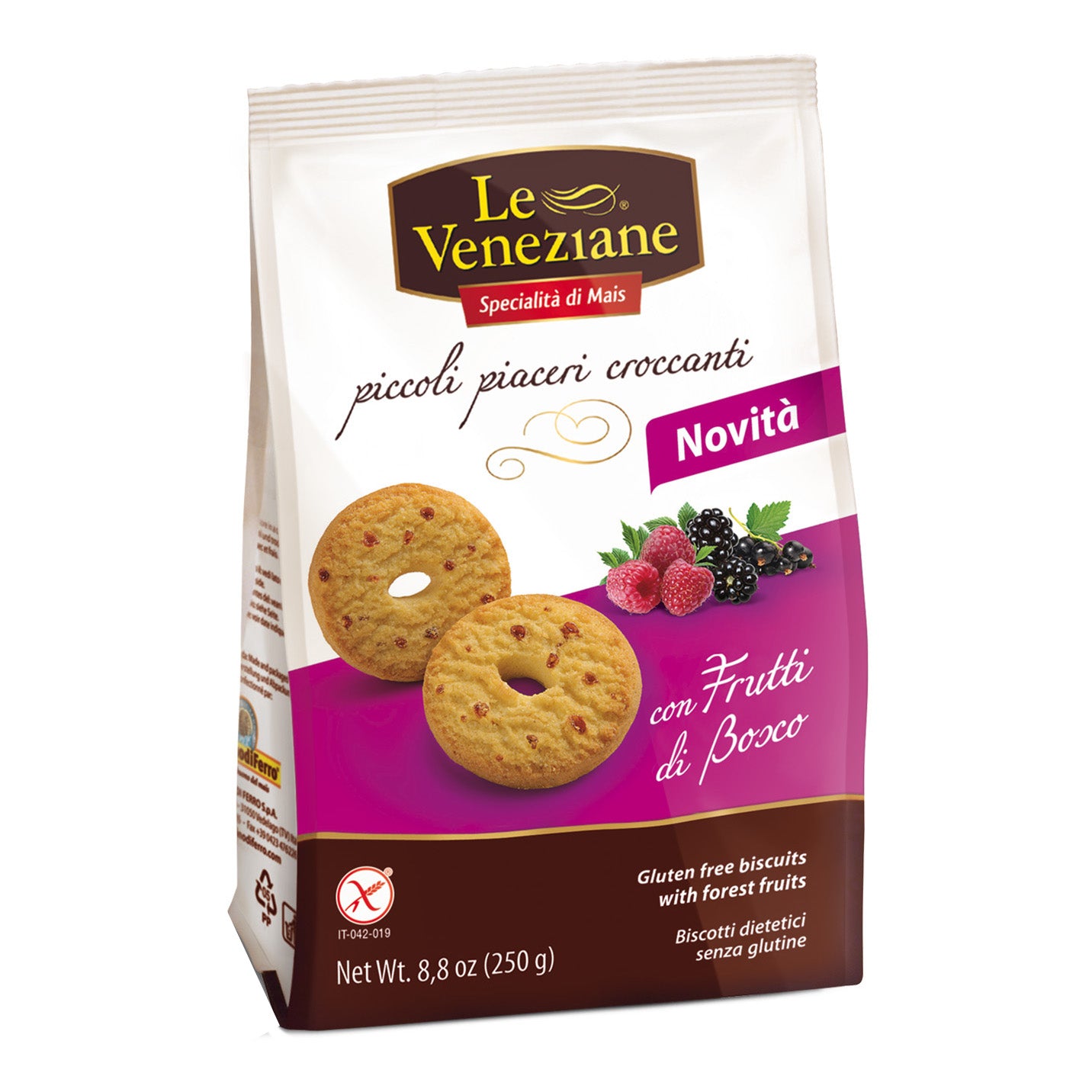 LE VENEZIANE Biscotti Frutti Bosco 250g