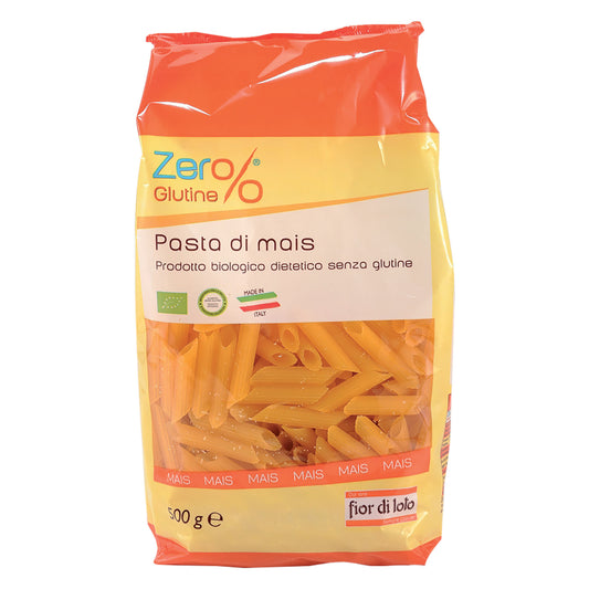 ZERO % GLUTINE Pasta Penne Mais Bio 500g