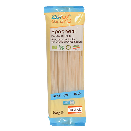 ZERO % GLUTINE Pasta Riso Bio Spaghetti 500g