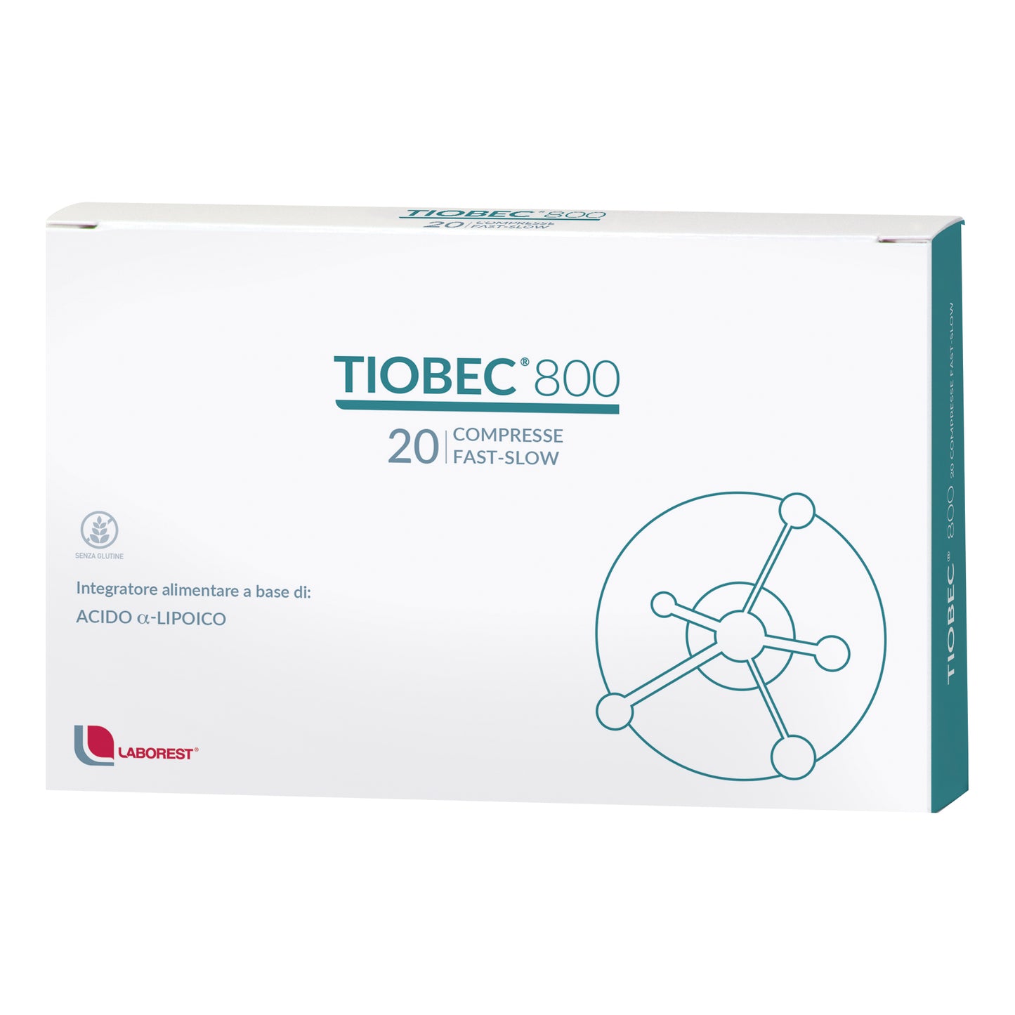 TIOBEC 800 20 COMPRESSE 32 GRAMMI