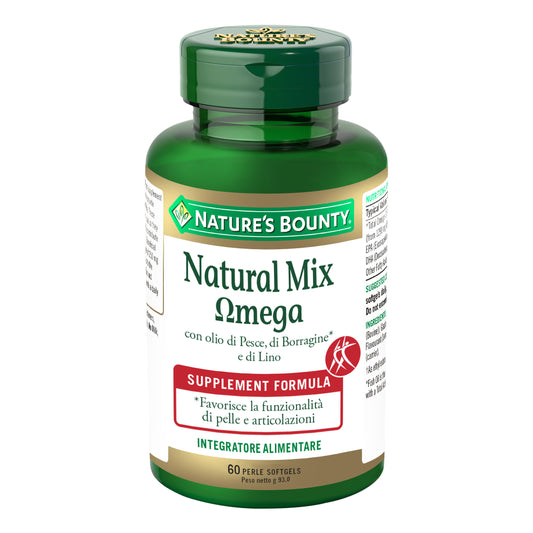 BOUNTY NATURAL MIX OMEGA 60PRL