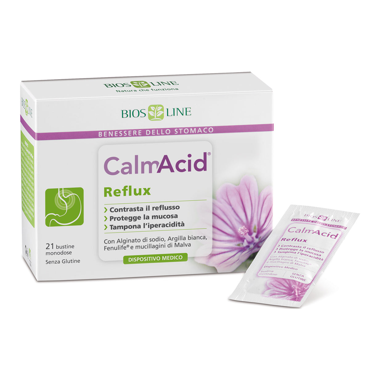 CALMACID REFLUX 21 BUSTINE - DISPOSITIVO MEDICO CE
