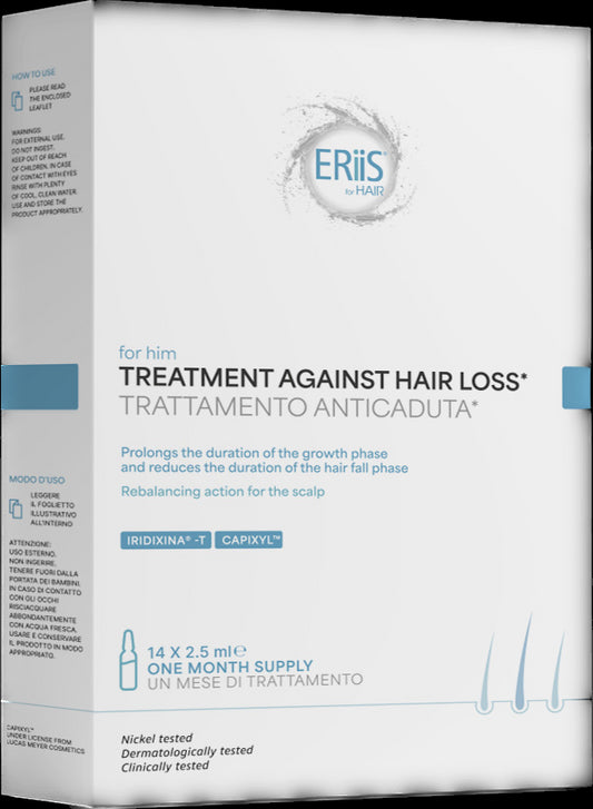 Eriis Trattamento Capelli Anti-Caduta Uomo 14 Fiale