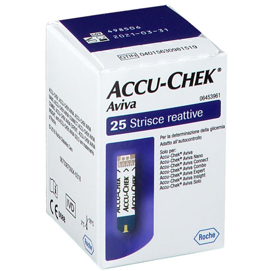 ACCU CHEK AVIVA 25 STRISCE