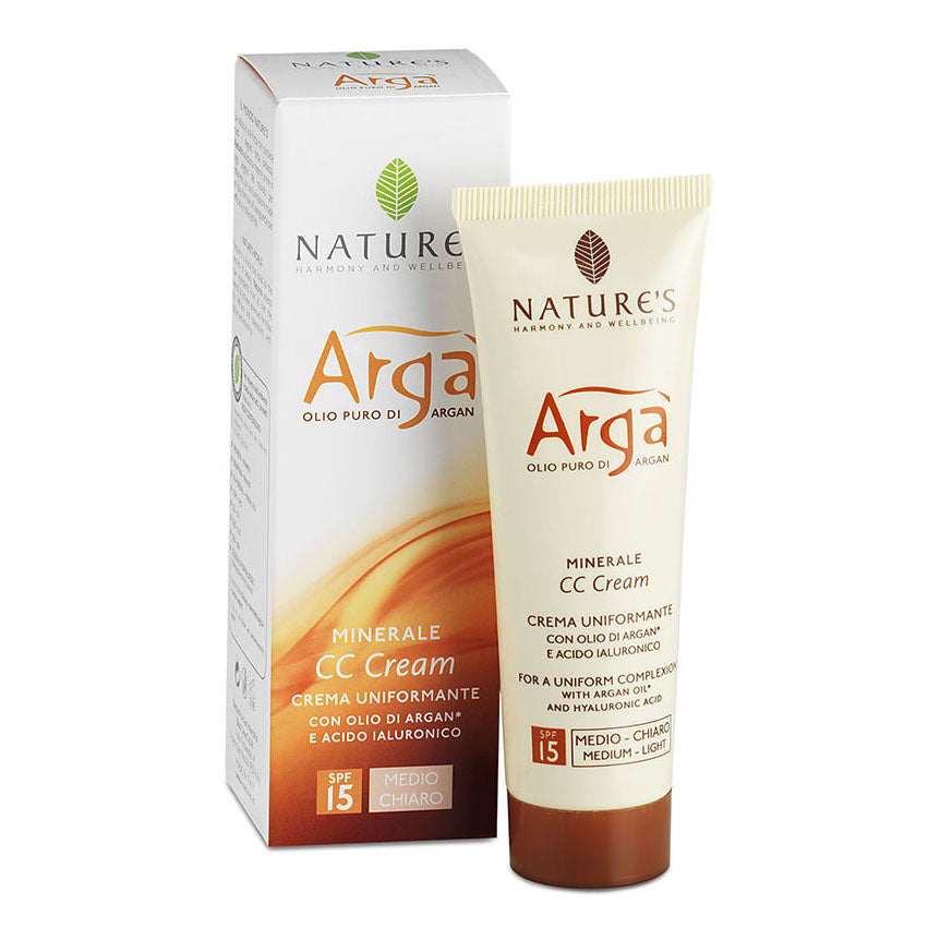 Nature's Argà Minerale CC Cream Viso Medio Chiara SPF15 50ml
