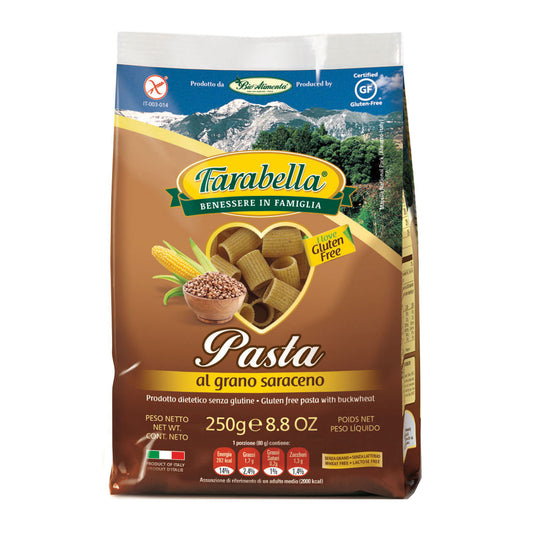FARABELLA Pasta Mezzi Rigatoni 250g Grano Saraceno