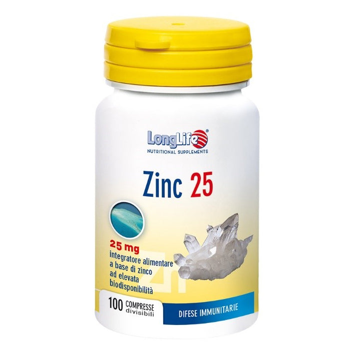 ZINC 100CPR LONG LIFE