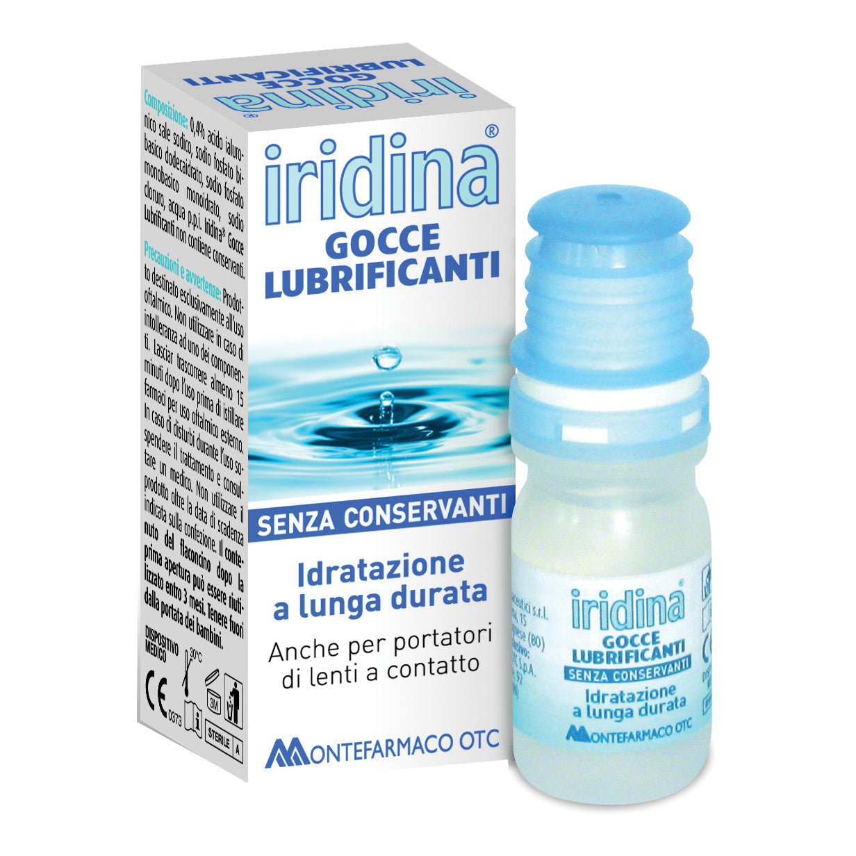 IRIDINA GOCCE LUBRIFICANTI 10 ML - DISPOSITIVO MEDICO CE