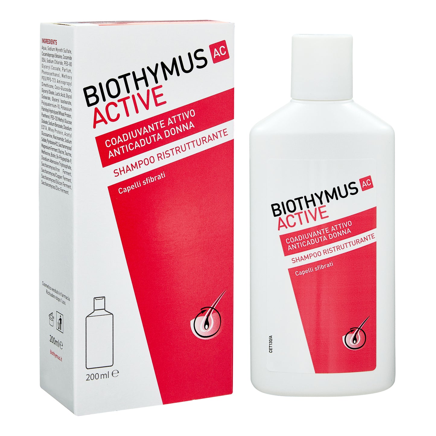 BIOTHYMUS AC ACTIVE DONNA SHAMPOO RISTRUTTURANTE 200ML