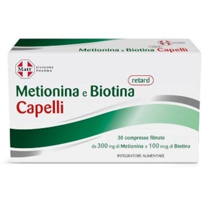 Matt Pharma Metionina/Biotina Retard Capelli 30 Compresse