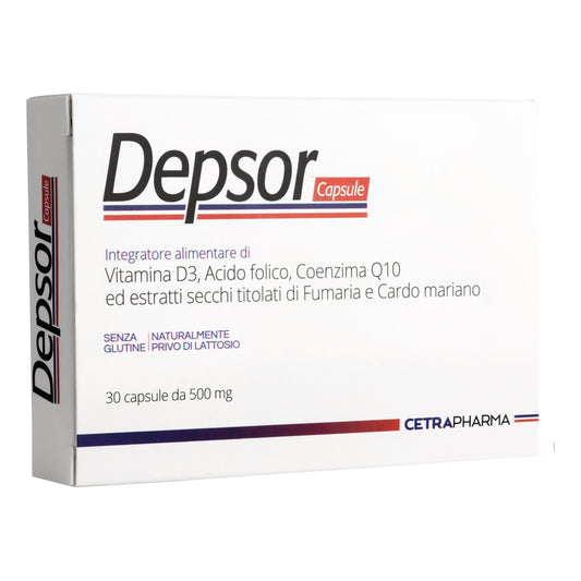 DEPSOR 30CPS 500MG