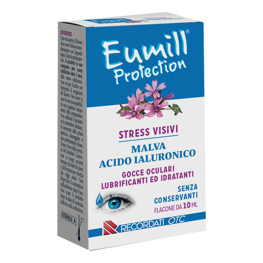 EUMILL PROTECTION GOCCE OCULARI LUBRIFICANTI E IDRATANTI FLACONE 10 ML