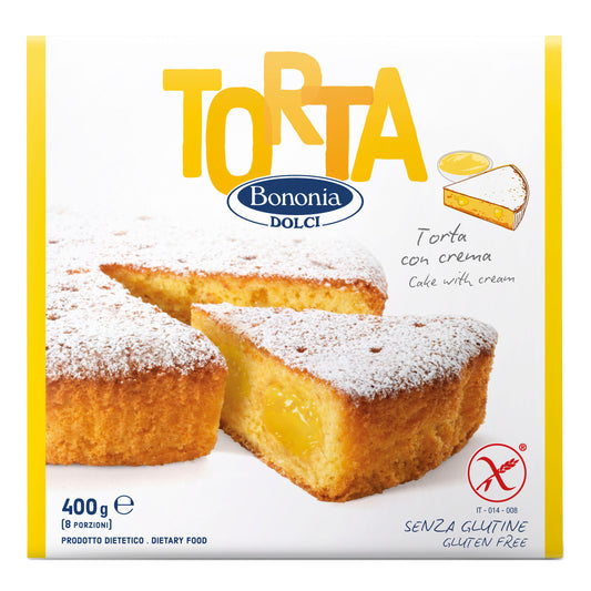 BONONIA Torta S/G Crema 400g