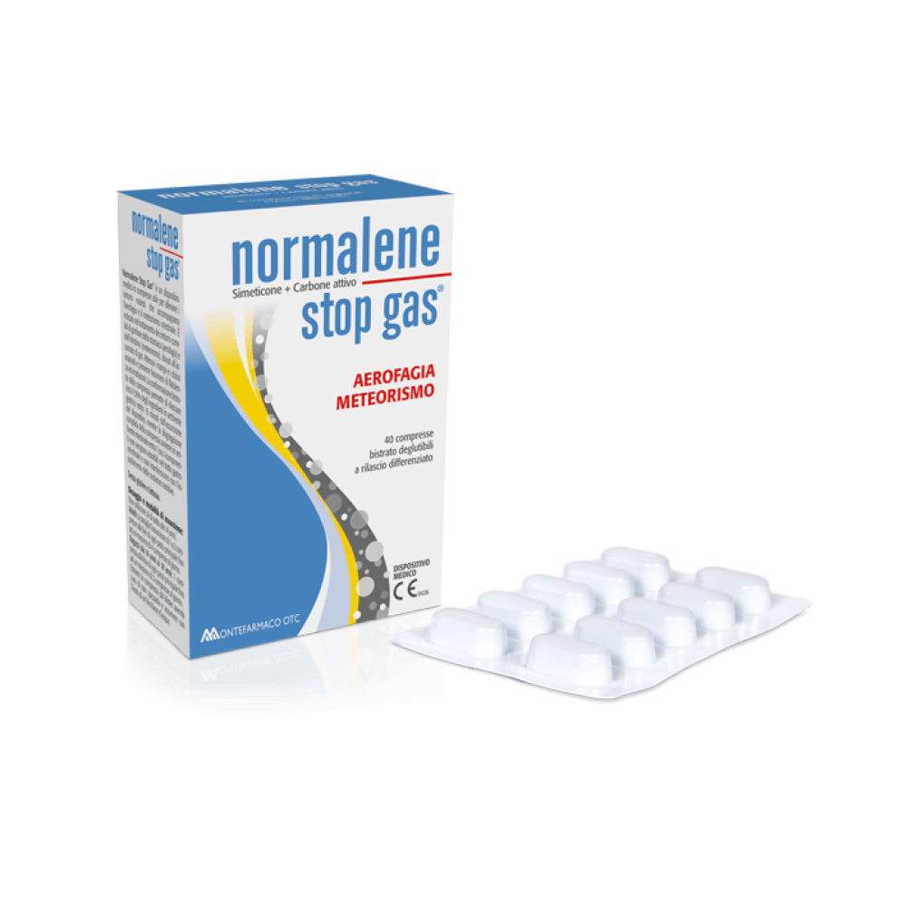 NORMALENE STOP GAS 40 COMPRESSE