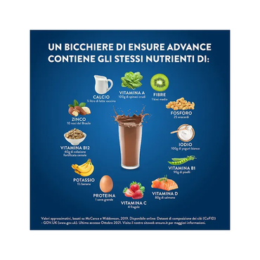 Ensure Advance Integratore Proteico Cioccolato 850g - Nutrizione Ottimale