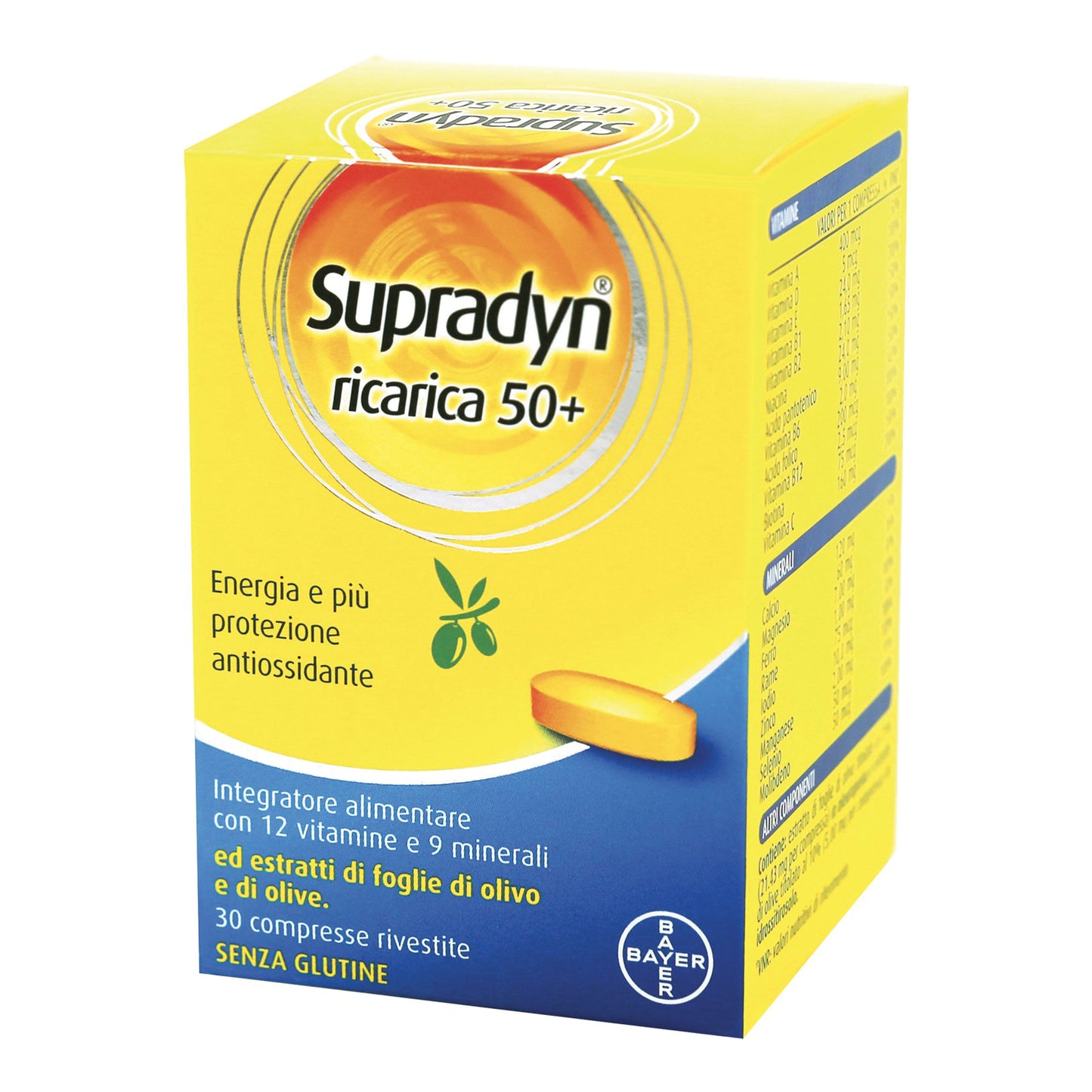 SUPRADYN RICARICA 50+ INTEGRATORE ALIMENTARE 30 COMPRESSE RIVESTITE