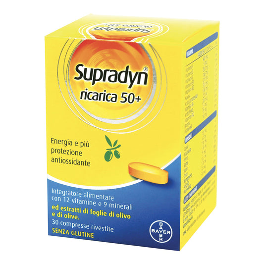 SUPRADYN RICARICA 50+ INTEGRATORE ALIMENTARE 30 COMPRESSE RIVESTITE