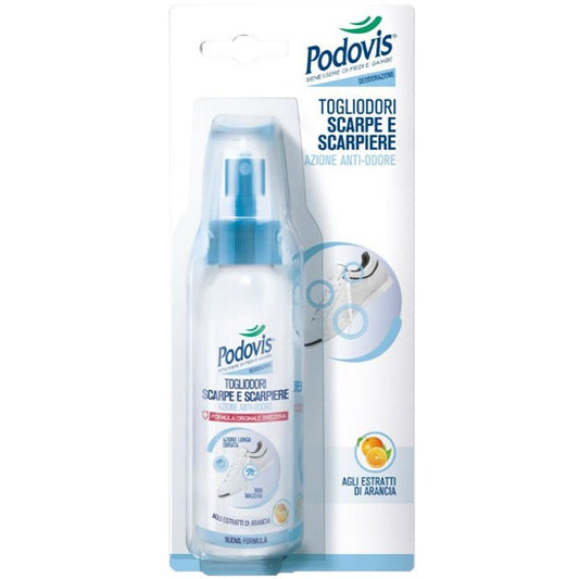 Podovis Spray Togli Odori Scarpe E Scarpiere 100ml