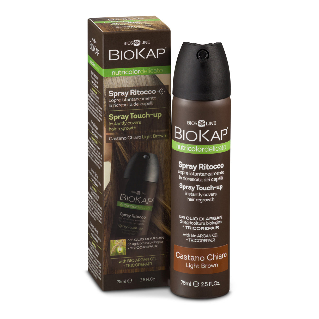 Nutricolor Delicato Spray Ritocco Castano Chiaro 75ml