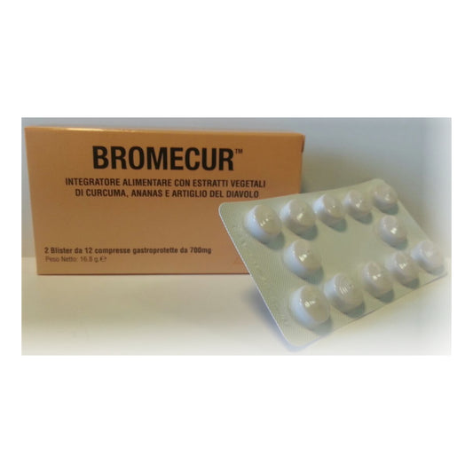 BROMECUR*INT 24CPR 700MG