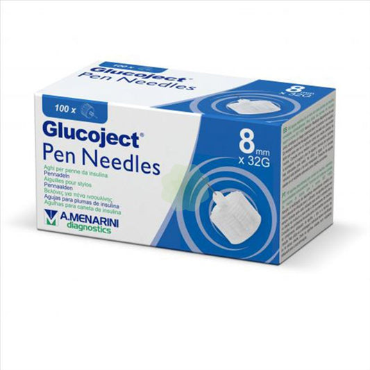 GLUCOJET PEN NEEDLES 32g 8mm