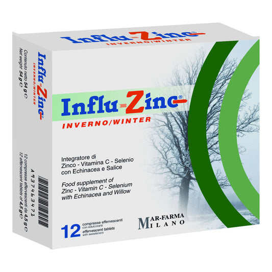 INFLU ZINC INVERN 12CPR EFFERV