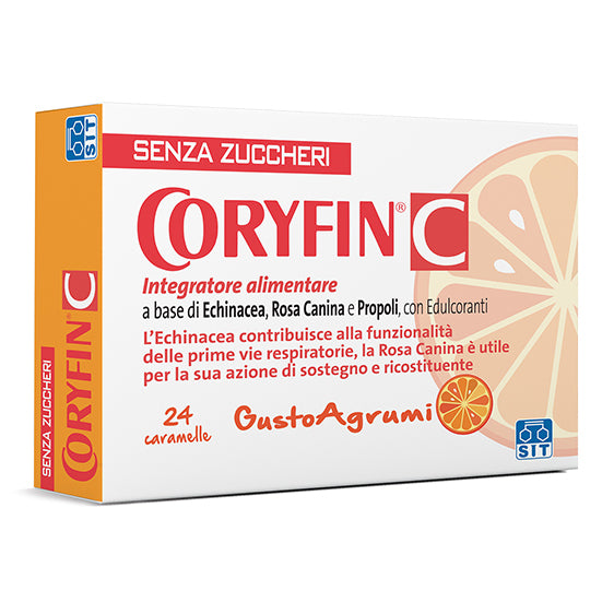 CORYFIN C 24 CARAMELLE GUSTO AGRUMI SENZA ZUCCHERI