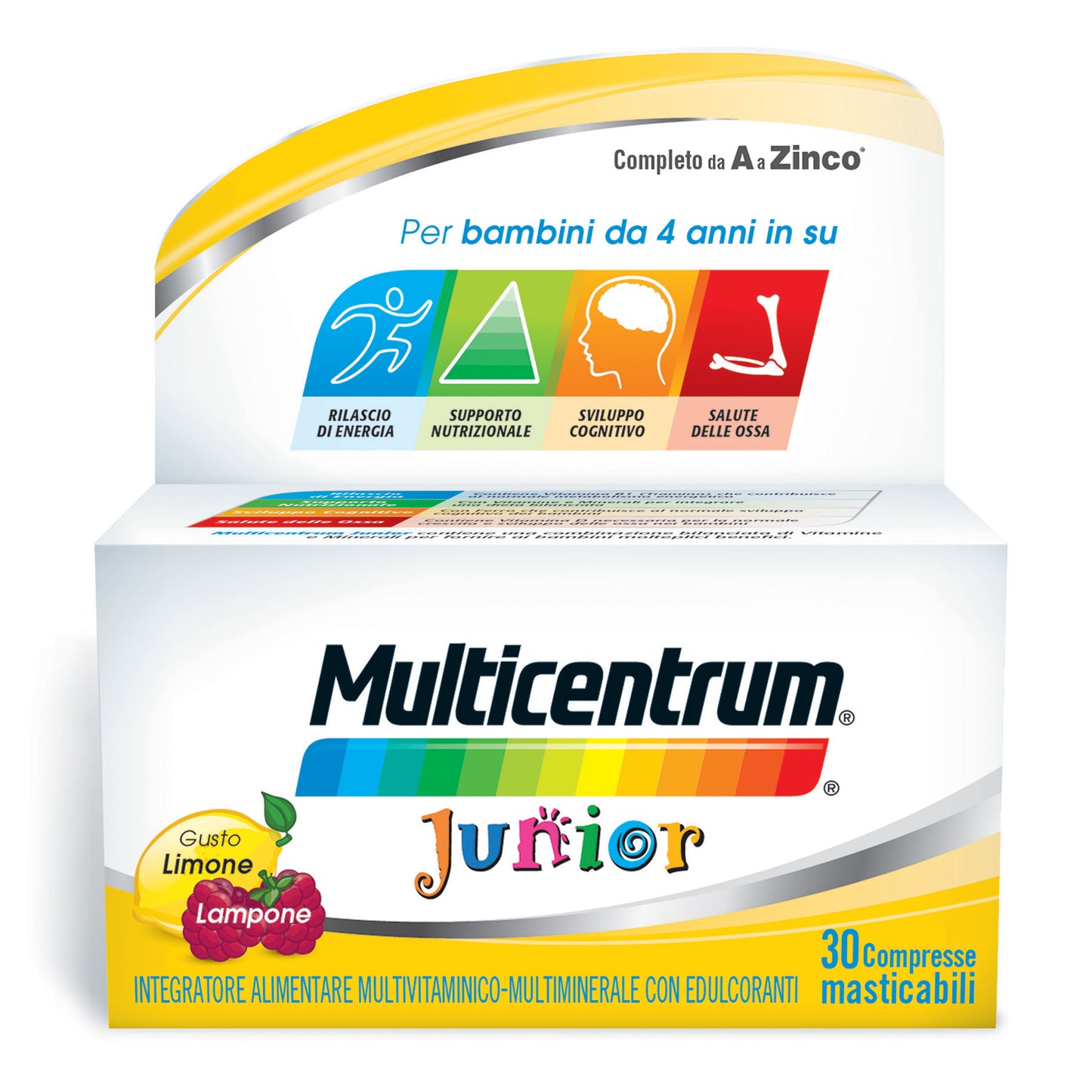 MULTICENTRUM JUNIOR 30 COMPRESSE