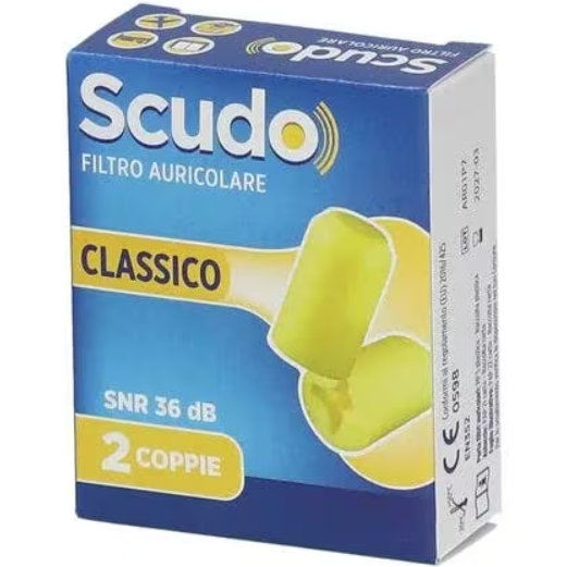 EARPLUG SCUDO CLASSIC 2 COPPIE