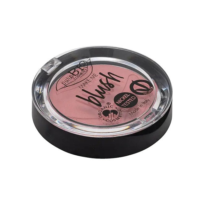 PuroBio Cosmetics Blush TonalitÀ 04 Mattone Matte Per Viso 3,5g