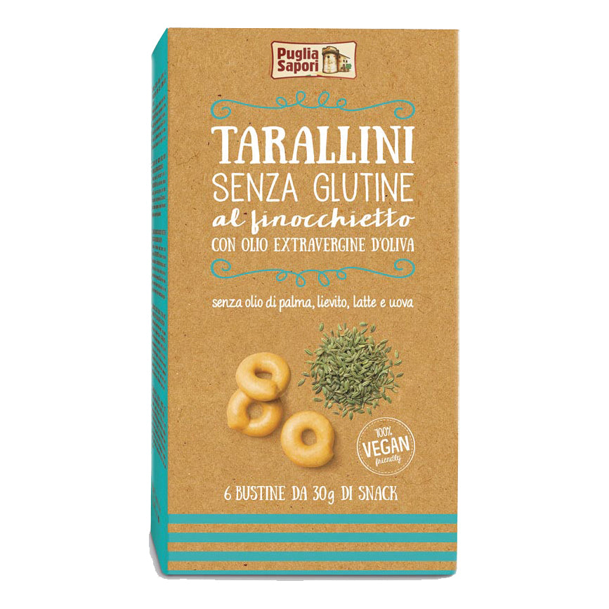 PUGLIA SAPORI Tarallini Finocchietto 6x30g