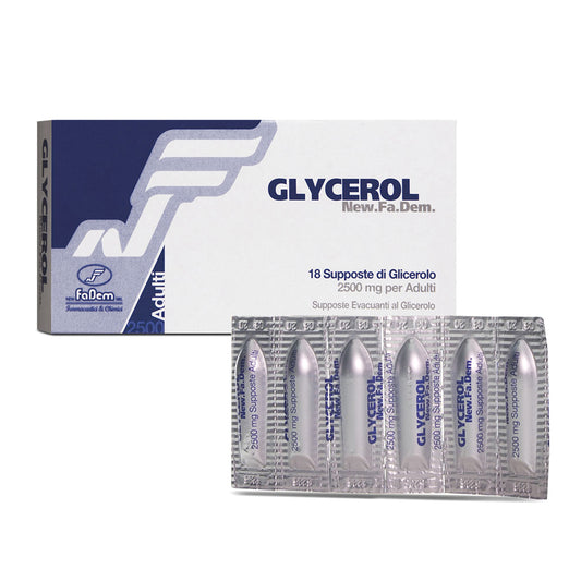GLYCEROL 18 SUPPOSTE ADULTI FADEM