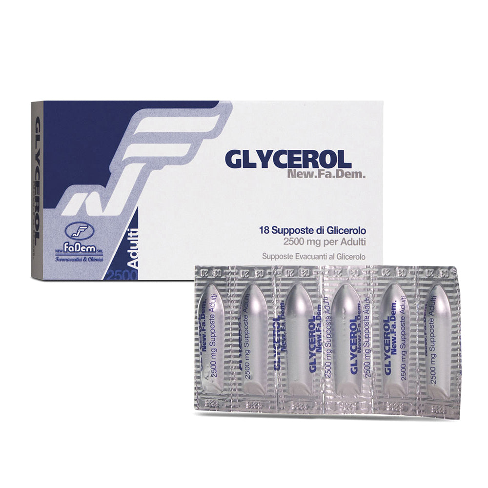 GLYCEROL 18 SUPPOSTE ADULTI FADEM