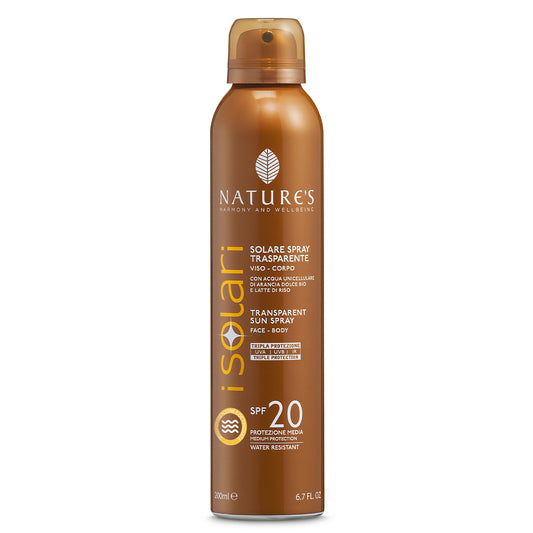 Nature's I Solari Spray Trasparente SPF20 200ml