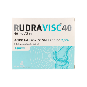 RUDRAVISC 40 SIRINGHE 40 MG 2 ML 3 PEZZI